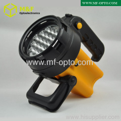 19LED lead-acid battery rechargeable handheld spotlight