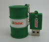 Custom design oil drum shape usb flash drive