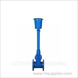 Buried soft-sealing gate valve