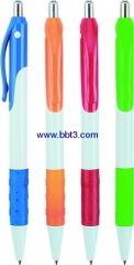 Promotional ballpoint pen with rubber grip