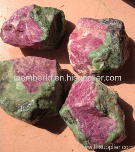 natural rough ruby stones
