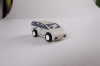 Mini pull back motor-white microbus children wooden toys wooden cars