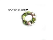 Artificial Flowers Wreath, Silk Flowers Artificial Flower & Egg ring