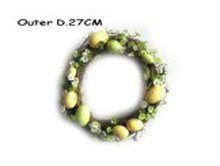 Artificial Flowers Wreath, Silk Flowers Artificial Flower & Egg ring