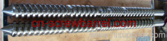 Weber 67mm parallel twin screw barrel for profile extrusion