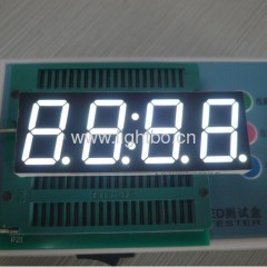 Four-Digt 0.8 inch Common Anode Ultra White 7 segment led clock display