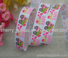 Printed grosgrain ribbon 22mm