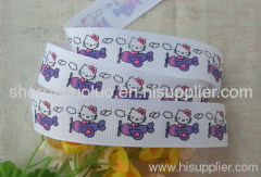 Polyester printing grosgrain ribbon