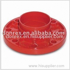 Grooved fitting- flange adapter