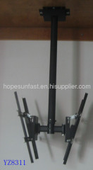 double screen LCD TV ceilling mount,tv ceilling bracket