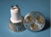 Dimmable 3X1W led lamp