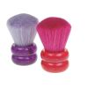 KABUKI BRUSH made with natural hair SOFT pink or purple