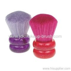 KABUKI BRUSH made with natural hair SOFT pink or purple
