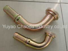 45° METRIC FEMALE FLAT SEAT HOSE FITTING