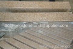 G350/G682 yellow granite paving cubes kerbstone