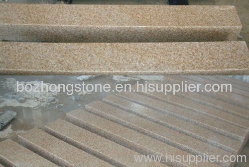G350/G682 yellow granite paving cubes kerbstone