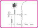 White Stereo Iphone Earphone with Mic and Volume Control For Iphone4 - Iphone5 YDT47