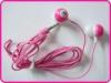 Professional Noise Cancelling Digital Colorful Pink MP3 Earphones, In-Ear Wired Sound Isolating Earp