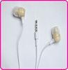 Super Bass Stereo Wood Earphone, Earphones With Microphone For Mp3, Mp4, Mobile Phone, PC