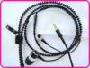 Black Zipper Earphones, Noise Reducing Metal Iphone Zipper Earphone With Volume Control YDT1