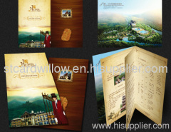 Paper brochure folder leaflet
