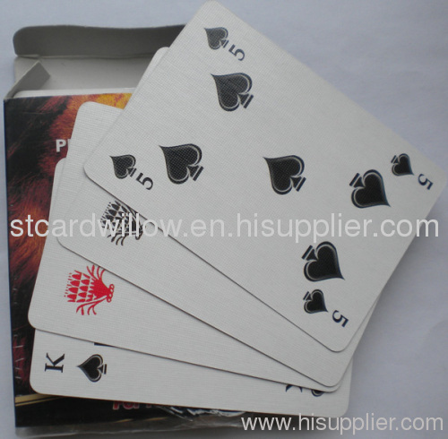 Custom paper playing card