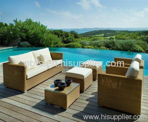 Patio Rattan Wicker Sofa Furnitures Garden Furnitures