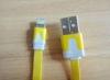 Promotional Colorful Flat Cable Usb Data Cable Iphone 5 For Mobile Phone Accessories YDT117