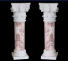 red marble home decoration stone pillar