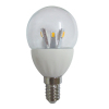 LED Ceramic Bulb E14 E27 SMD Chips with Clear Glass Cover Dimmable Available