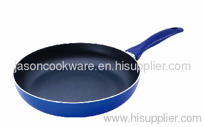 Blue non-stick fry pan