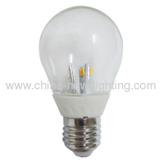 Dimmable LED Ceramic Bulb E27 E14 with Clear Glass Cover