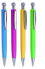 Promotional ballpoint pen with solid color barrel