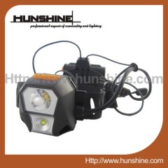 Rechargeable led headlight with CREE and red leds