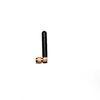 SMA-M 2dBi 1.5:1 Vertical 900MHz / 1800MHz Rubber Duck Antenna For market ATL-GSM-R039