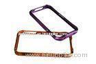 Cold Forging Iphone4s Mobile Protection Cover / Anodic Oxidation Colourful Iphone Bumper Cover