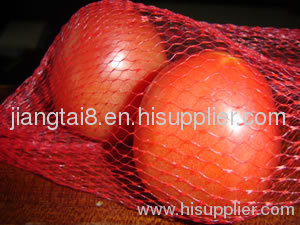 plastic mesh bag or fruit bag