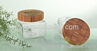 wooden lid bamboo cap 89/400 cap cream jar cap outer bamboo cap and PP inner cap