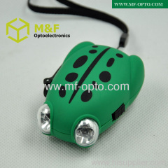 2LED small frog shaped dynamo torch light
