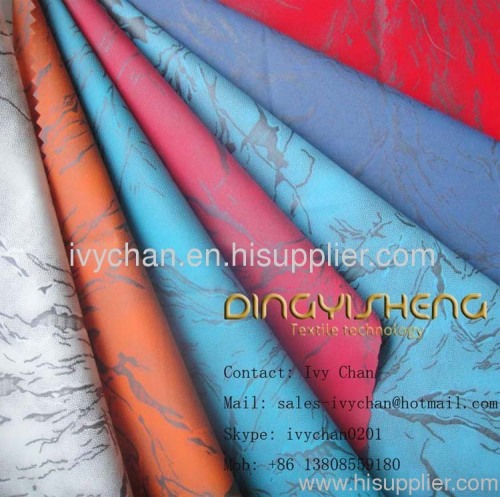 Colorful polyester pongee with printing