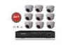 9ch 1080p Idcma DIY Plug & Play NVR Video Recorder, Megapixel IP Camera Kit, 25 / 50m IR Distance