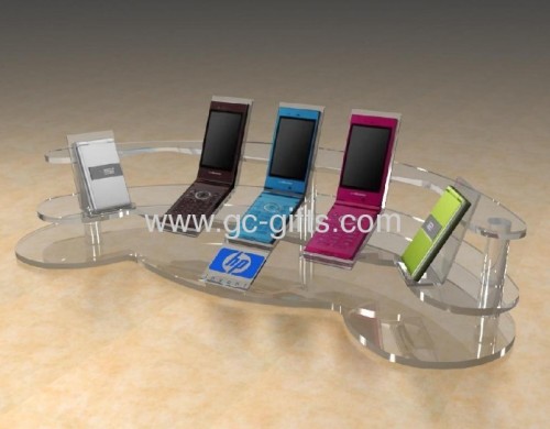 Custom countertop acrylic showcases for smartphones