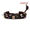 cheap leather beaded wrap bracelets hot sell for girls