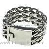 Heavy Men Curb Link Stainless Steel Bracelets BR337, Chain Bracelet, Link bracelet For Party, Promot