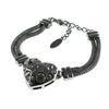 Rhinestone OEM Stainless Steel Charm Bracelets Jewelry With Charms BR442-1, Womens Stainless Steel B