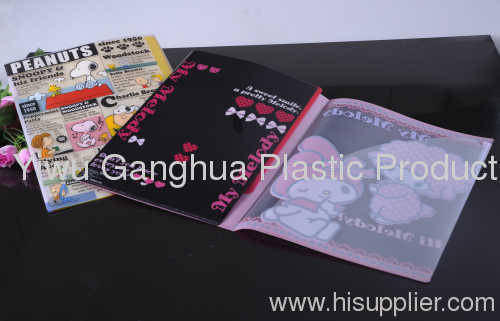 PP file folder/document bag with lovely printing as per customer's requirment