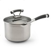 3 quart covered nonstick straining saucepan