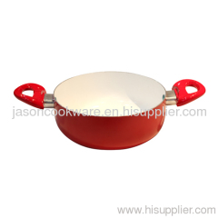 22cm Aluminum non-stick press saucepot