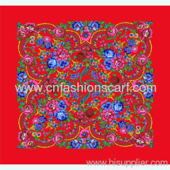 Fashion Red Acrylic Scarf New Design for 2013