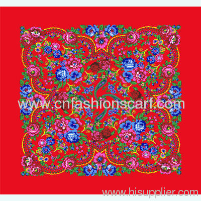 Fashion Red Acrylic Scarf New Design for 2013